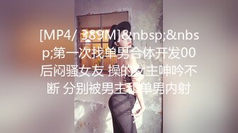 [MP4/ 389M]&nbsp;&nbsp;第一次找单男合体开发00后闷骚女友 操的女主呻吟不断 分别被男主和单男内射