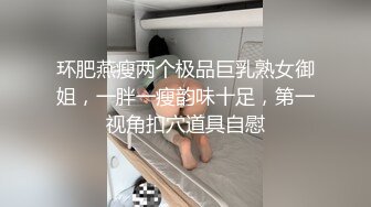 环肥燕瘦两个极品巨乳熟女御姐，一胖一瘦韵味十足，第一视角扣穴道具自慰